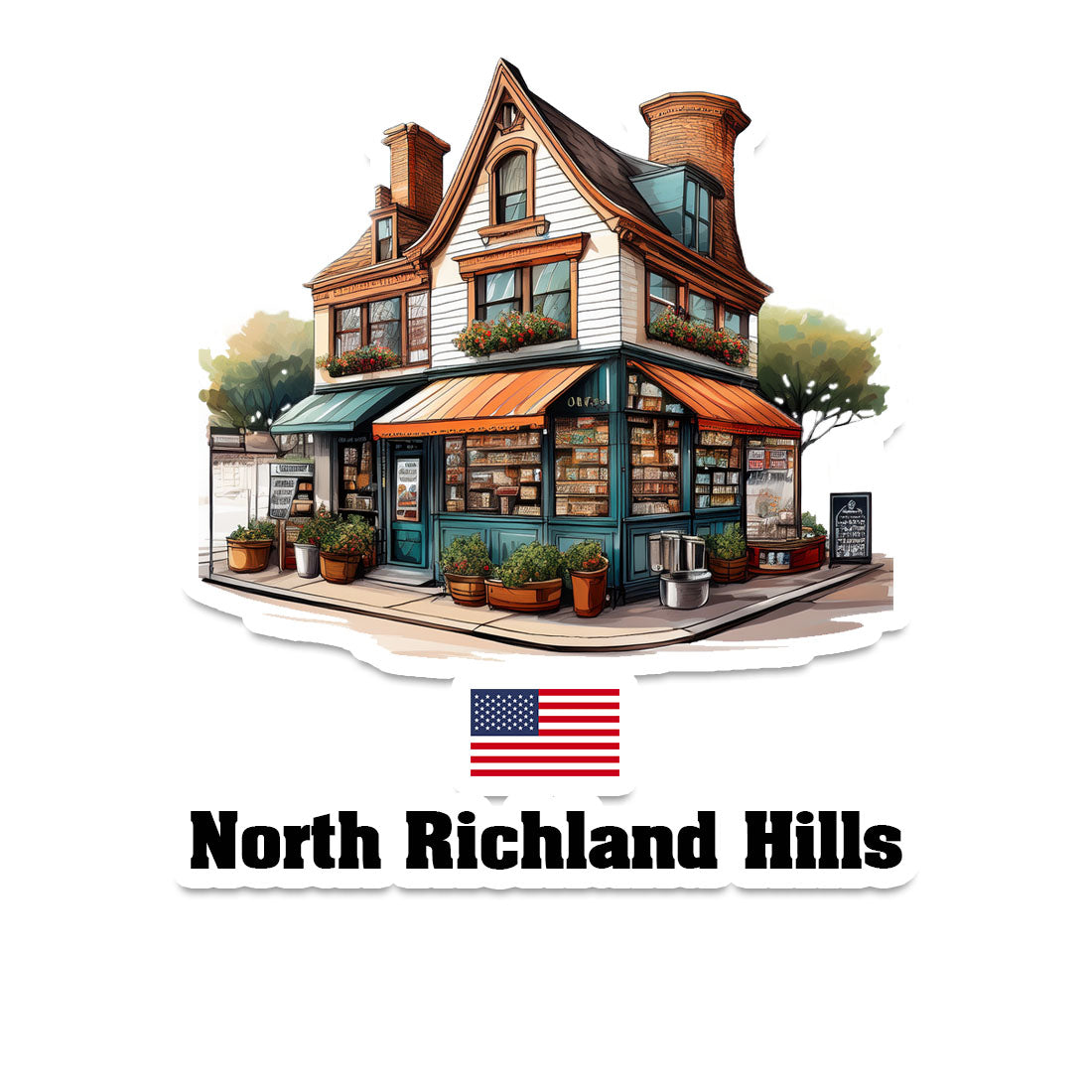 North Richland Hills Sticker