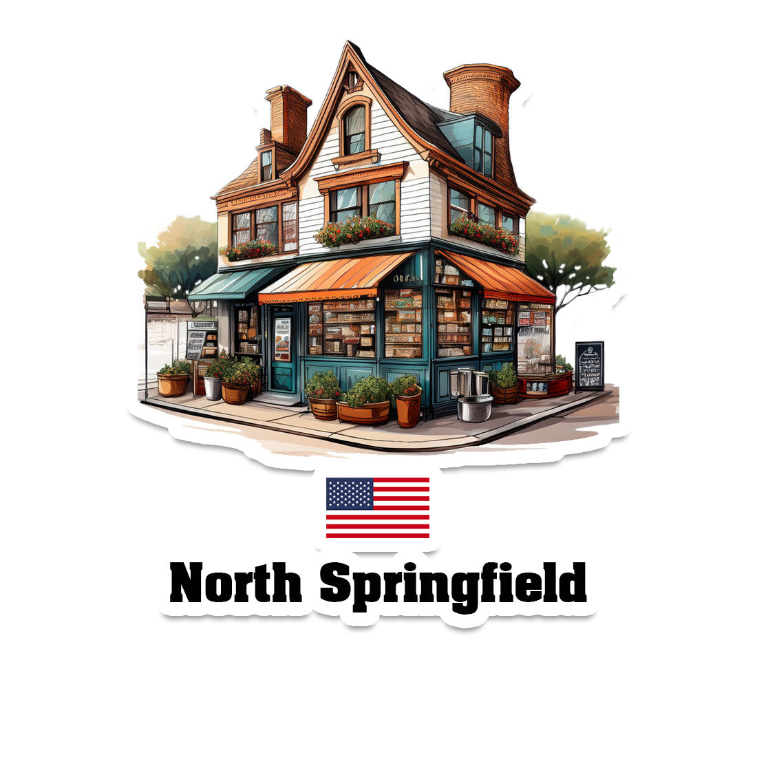 North Springfield Sticker