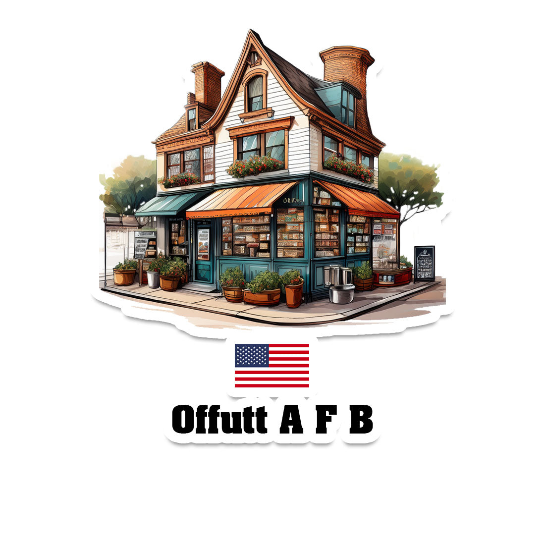 Offutt A F B Fridge Magnet