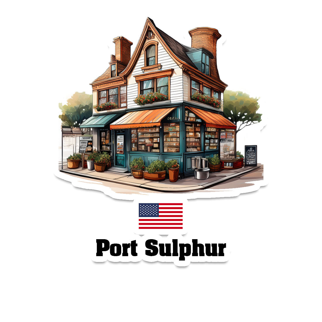 Port Sulphur Sticker