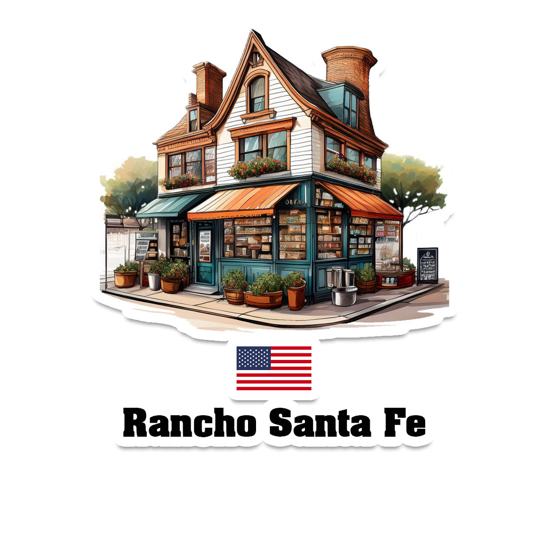 Rancho Santa Fe Fridge Magnet