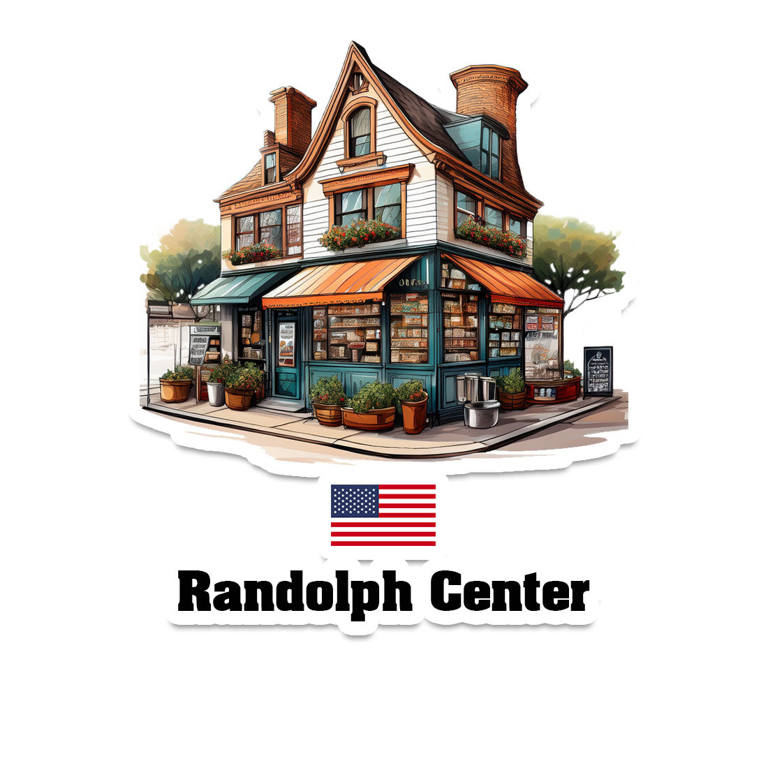 Randolph Center Fridge Magnet