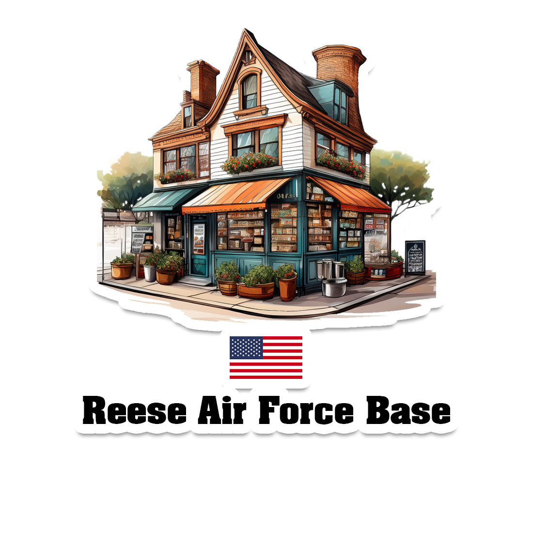 Reese Air Force Base Sticker