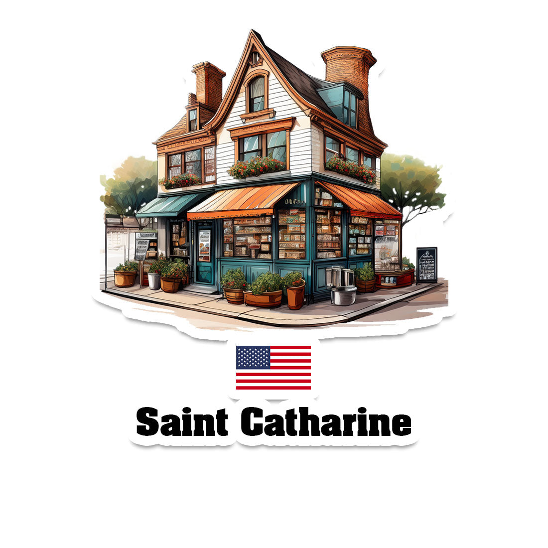 Saint Catharine Sticker