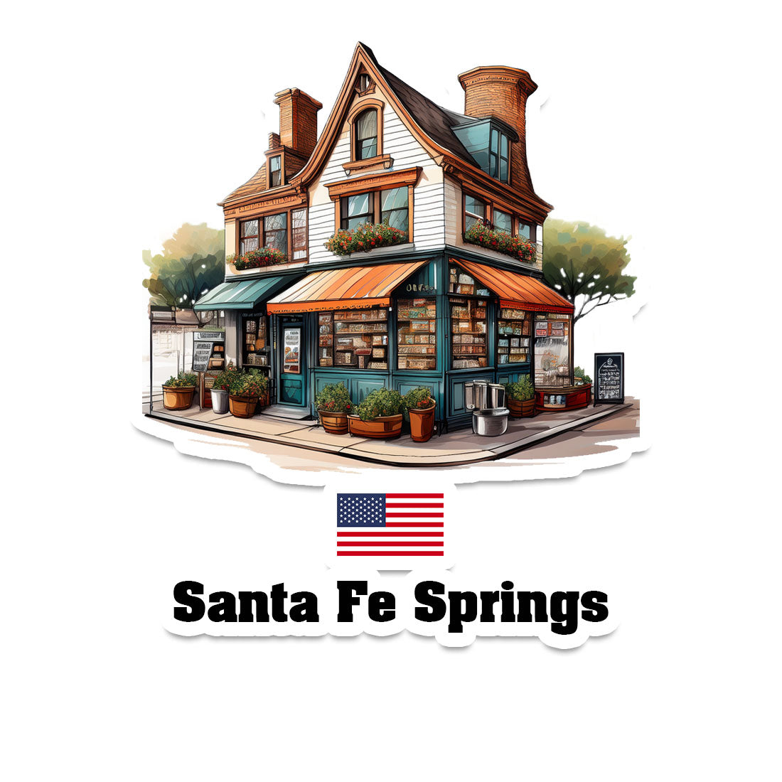 Santa Fe Springs Sticker