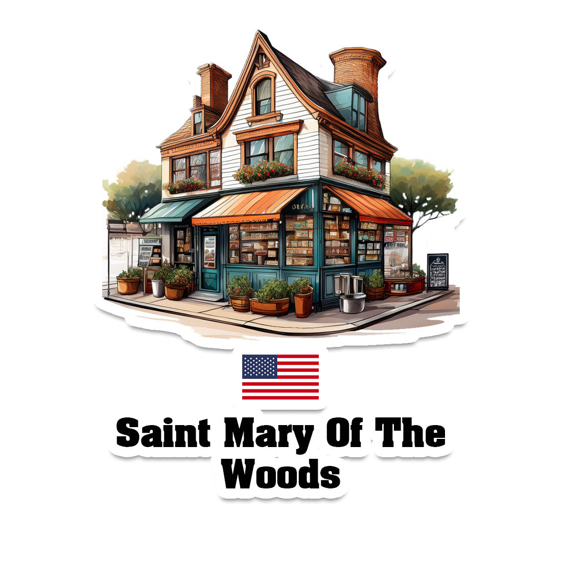 Saint Mary Of The Woods Sticker