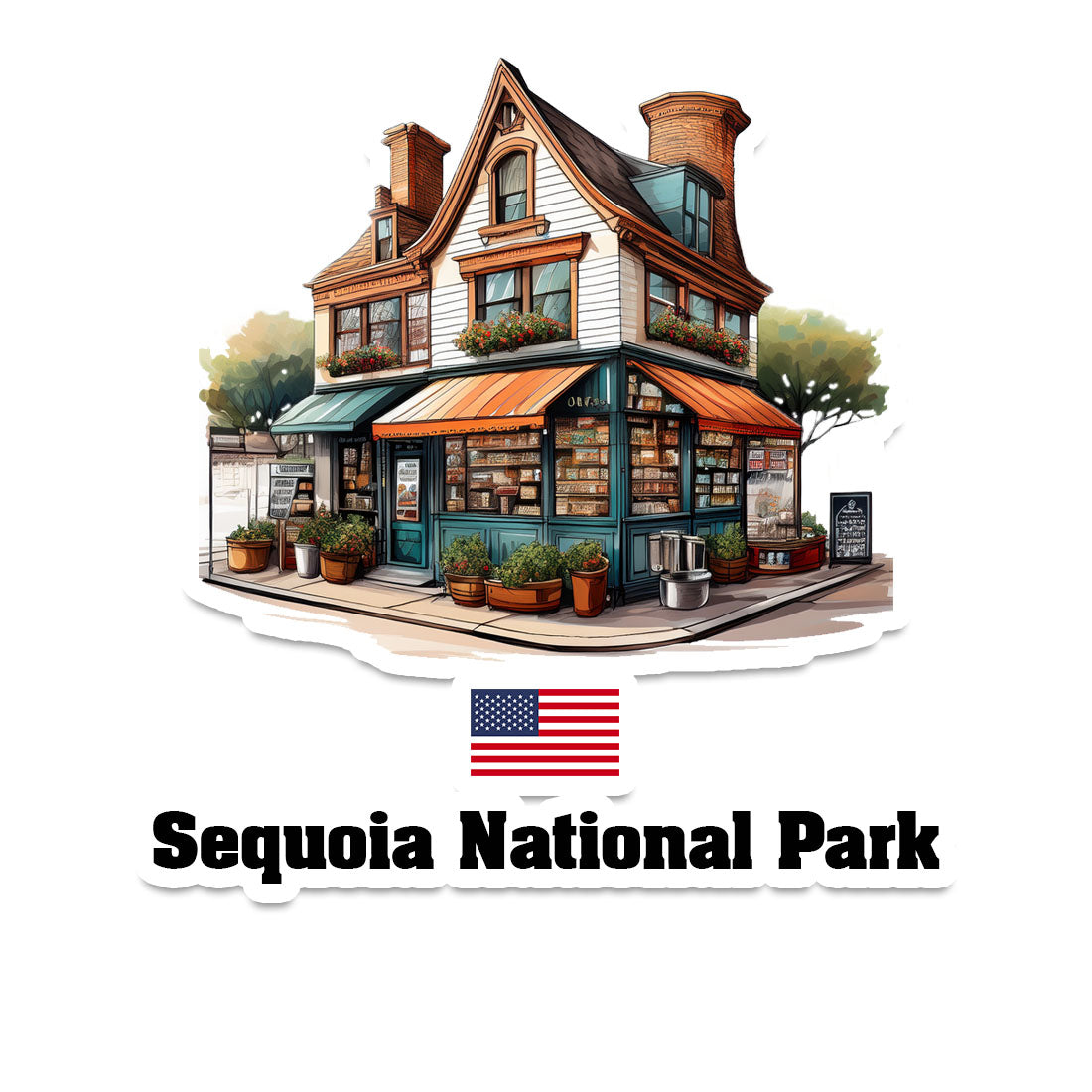 Sequoia National Park Fridge Magnet
