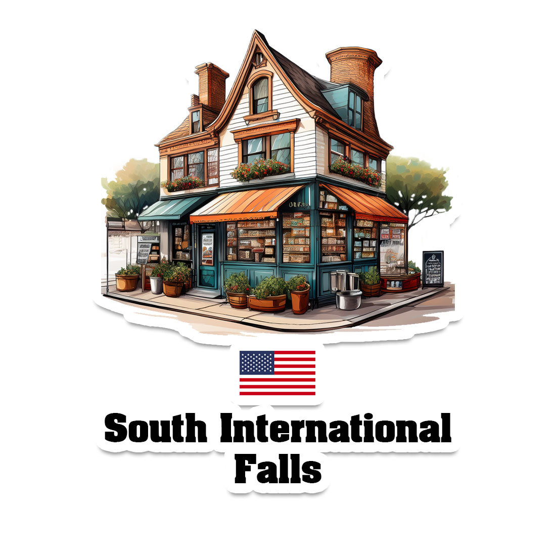 South International Falls Fridge Magnet