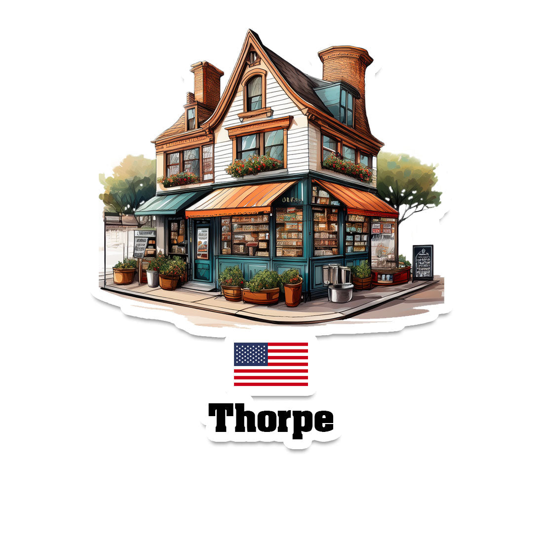 Thorpe Fridge Magnet