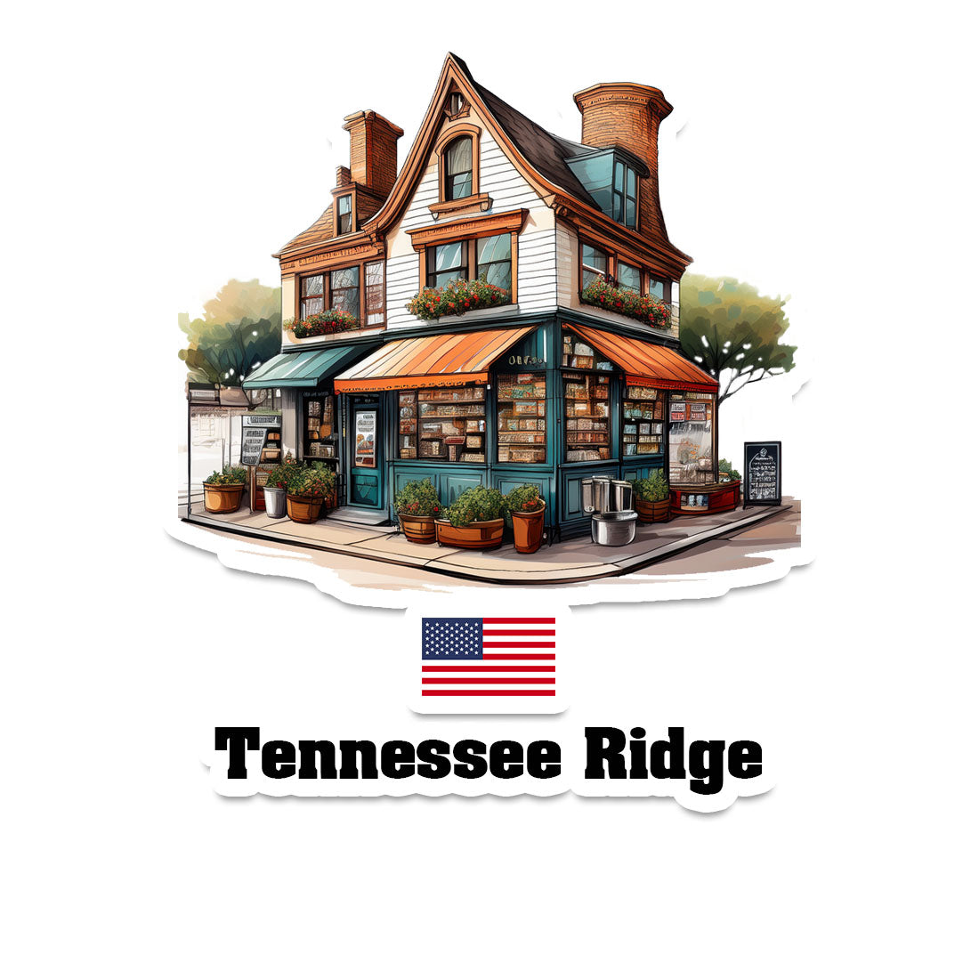 Tennessee Ridge Fridge Magnet
