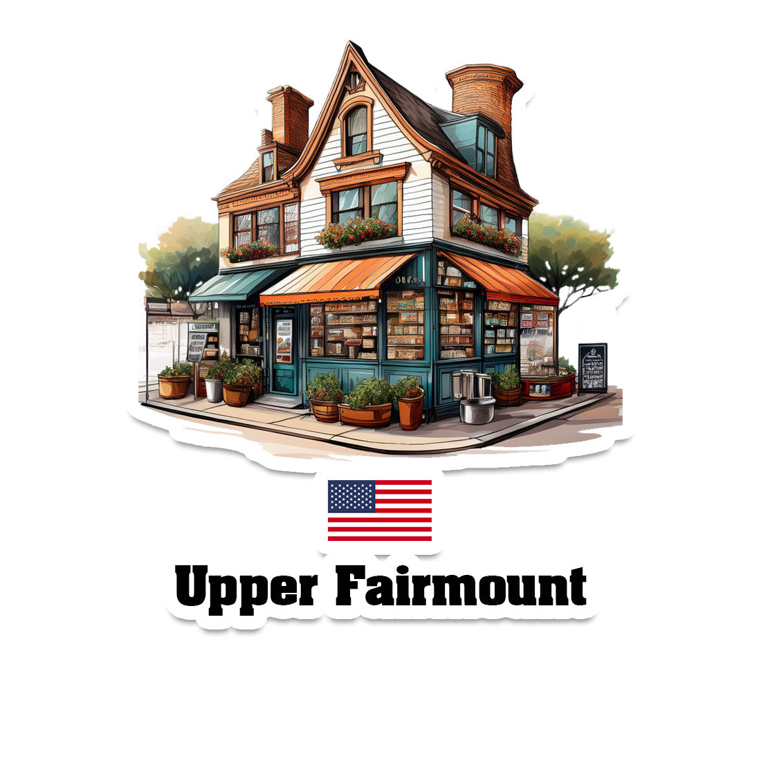 Upper Fairmount Sticker