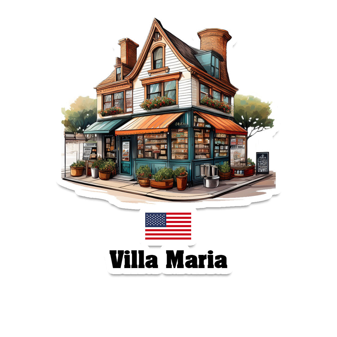 Villa Maria Sticker