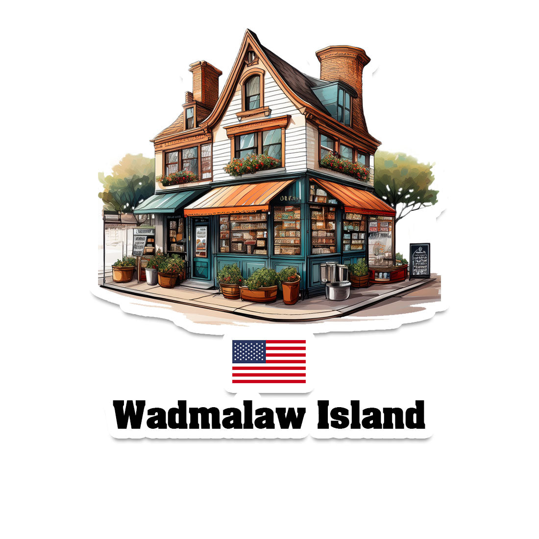 Wadmalaw Island Fridge Magnet