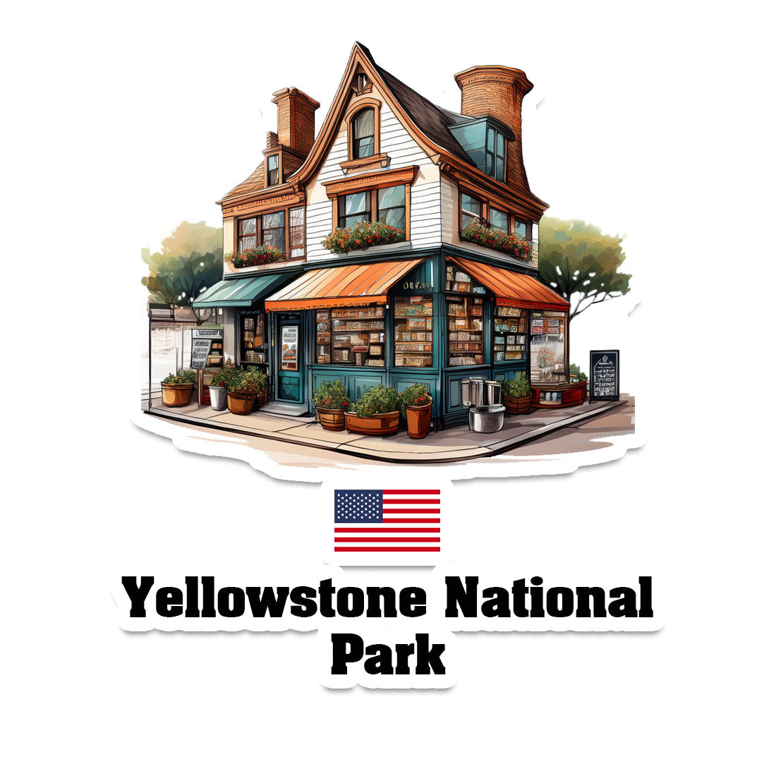 Yellowstone National Park Sticker