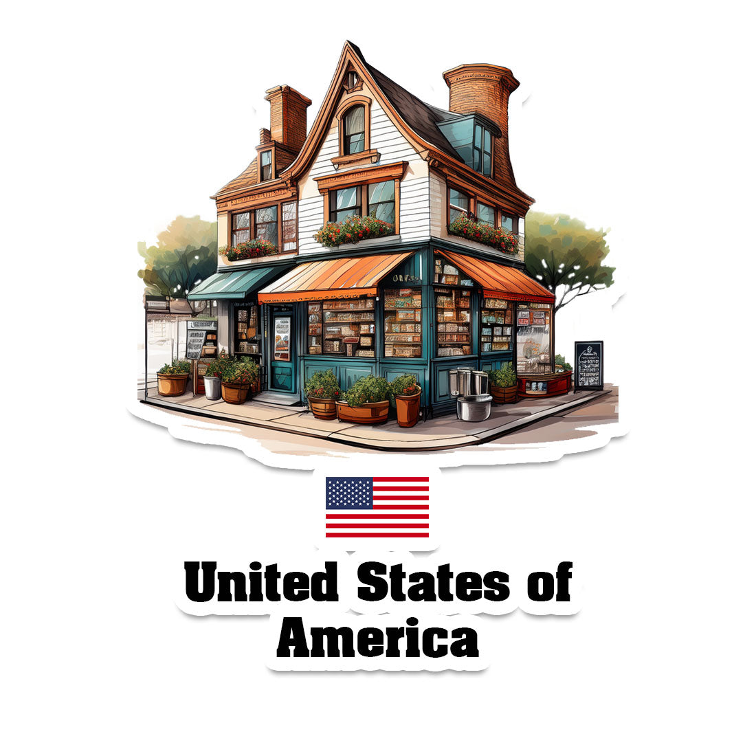 United States of America Fridge Magnet