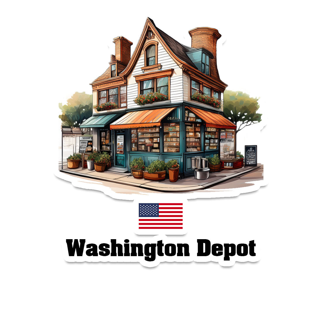 Washington Depot Sticker