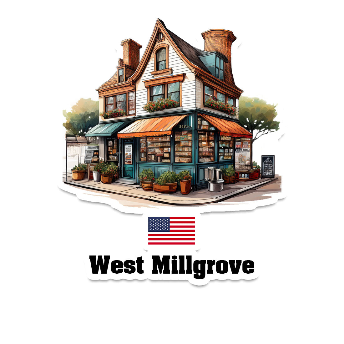 West Millgrove Fridge Magnet