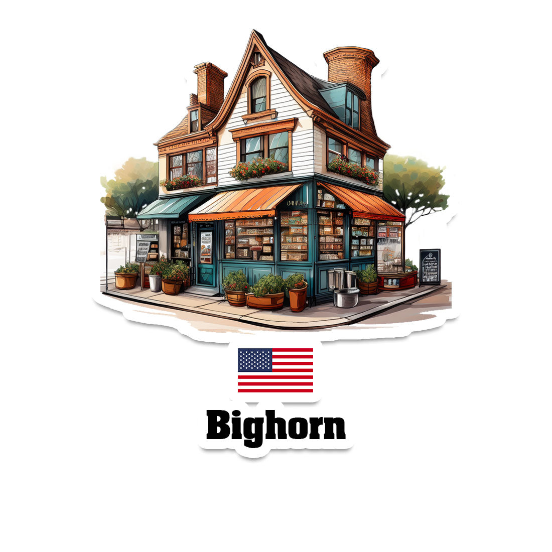 Bighorn Fridge Magnet