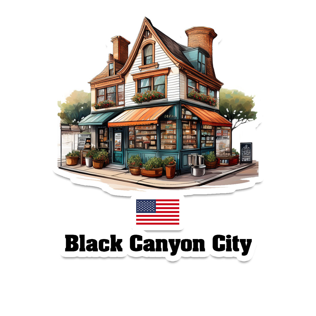 Black Canyon City Sticker
