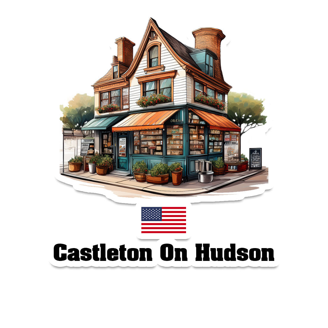 Castleton On Hudson Sticker