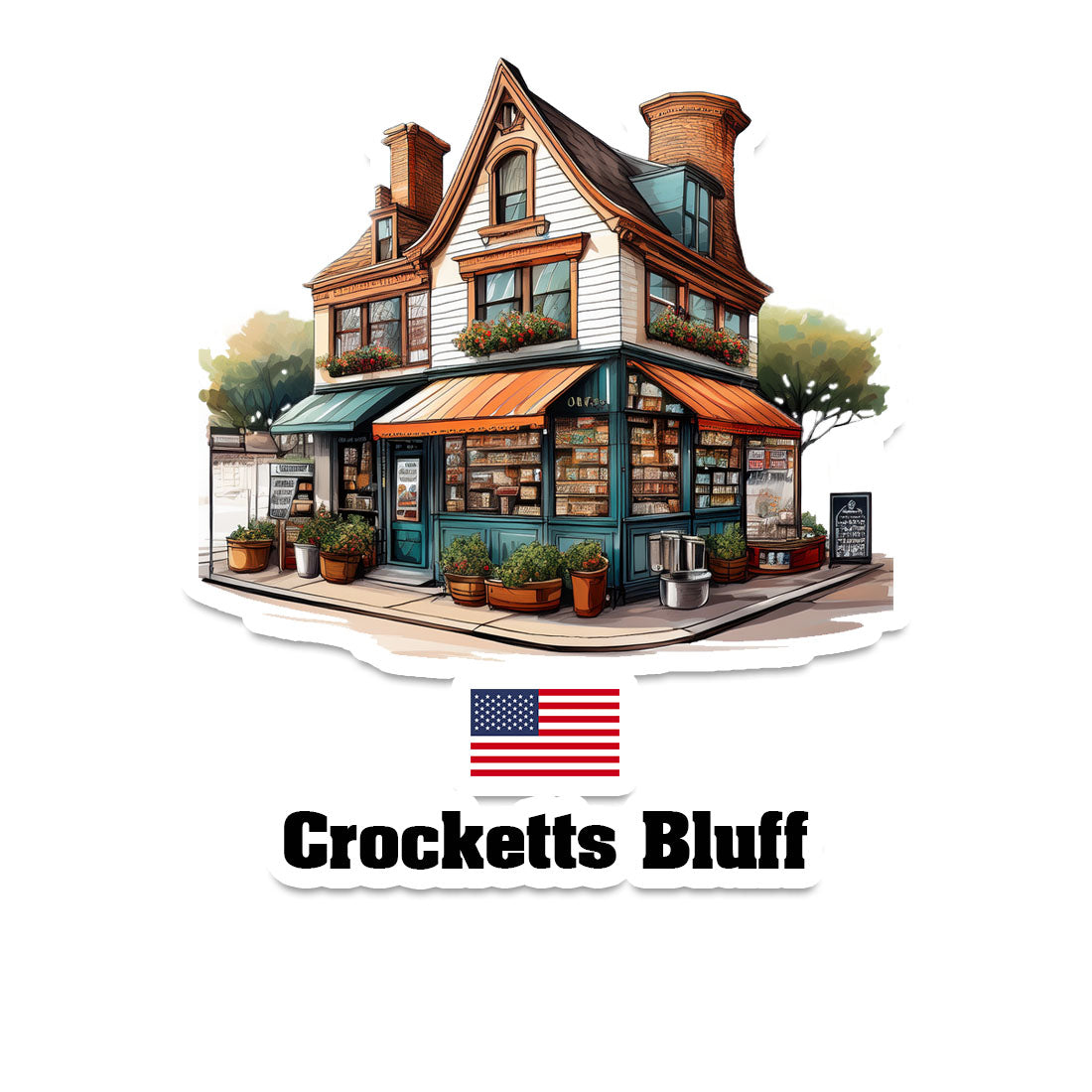 Crocketts Bluff Sticker