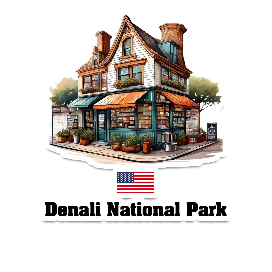 Denali National Park Fridge Magnet