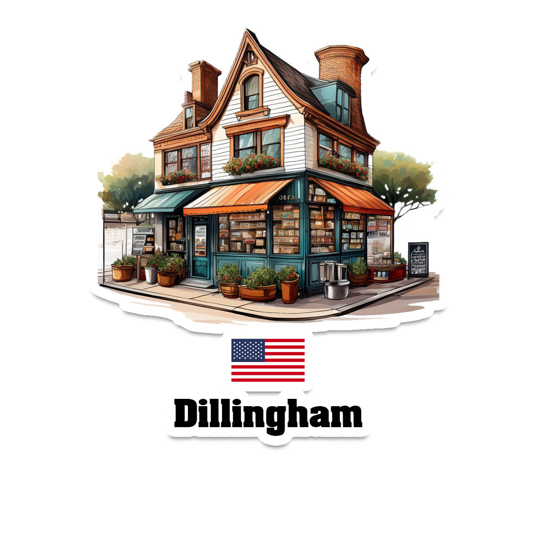 Dillingham Sticker