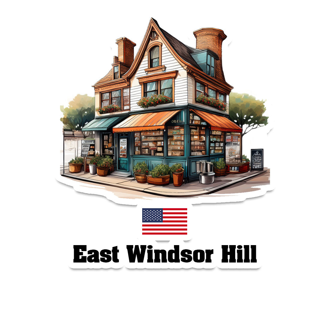 East Windsor Hill Sticker