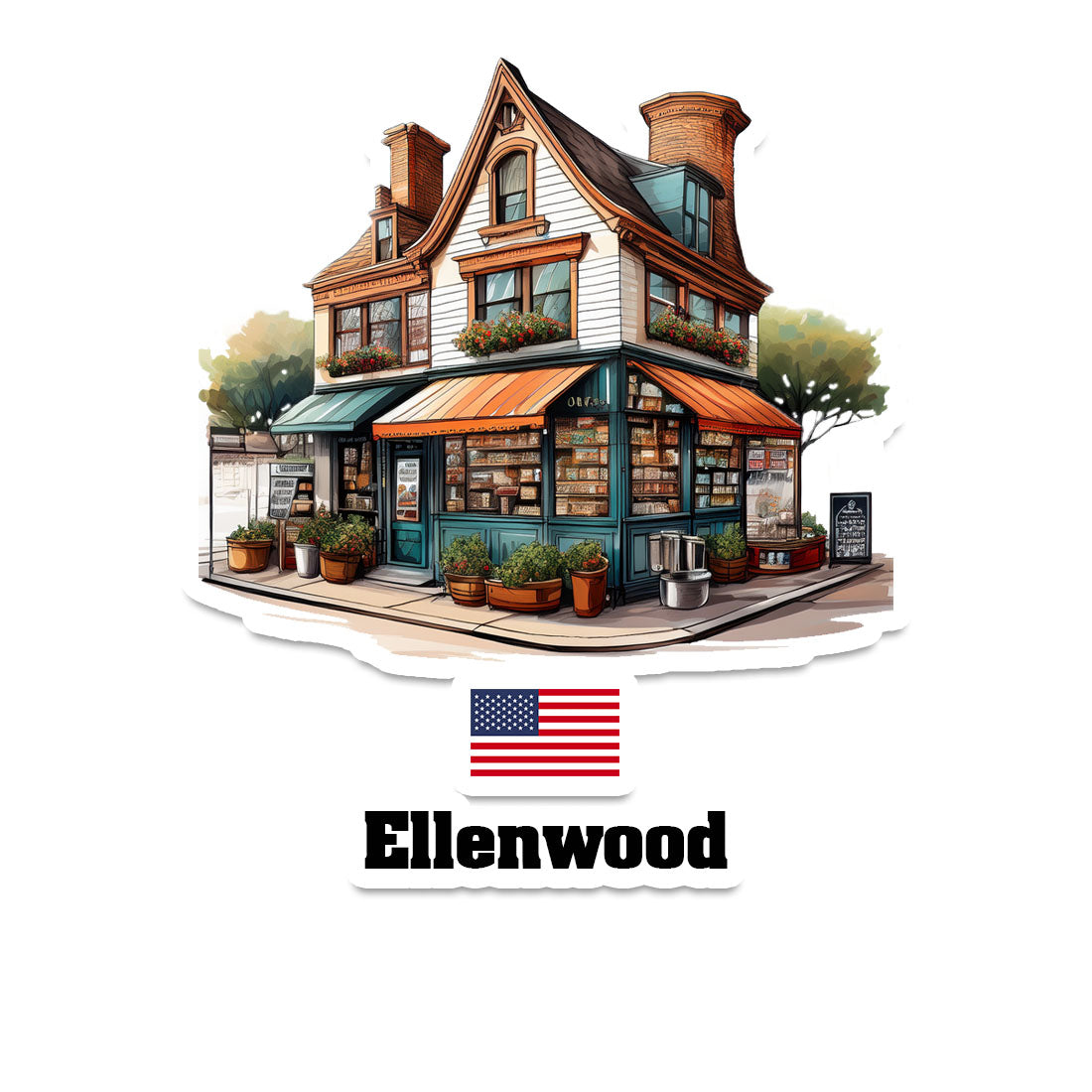 Ellenwood Sticker