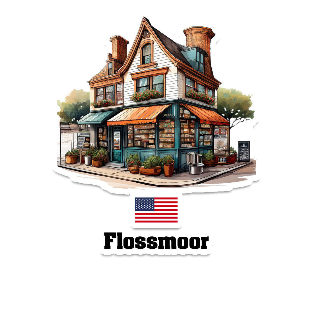 Flossmoor Sticker