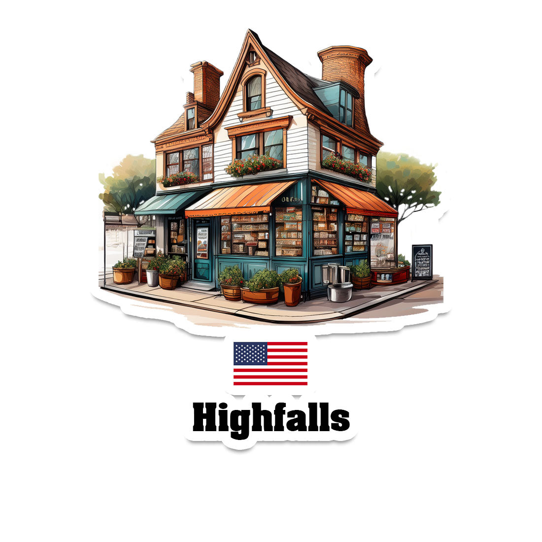 Highfalls Fridge Magnet
