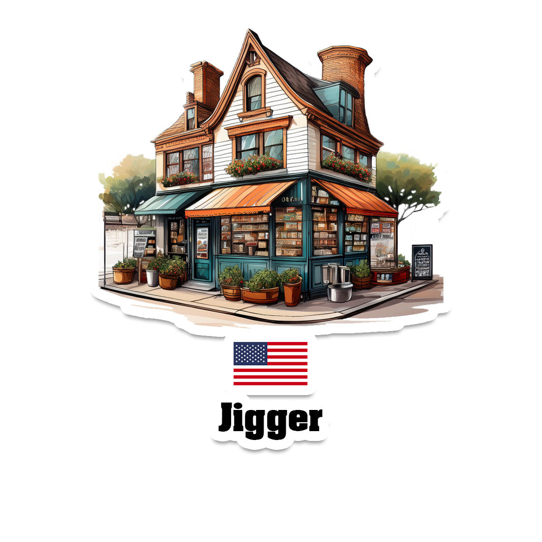 Jigger Sticker