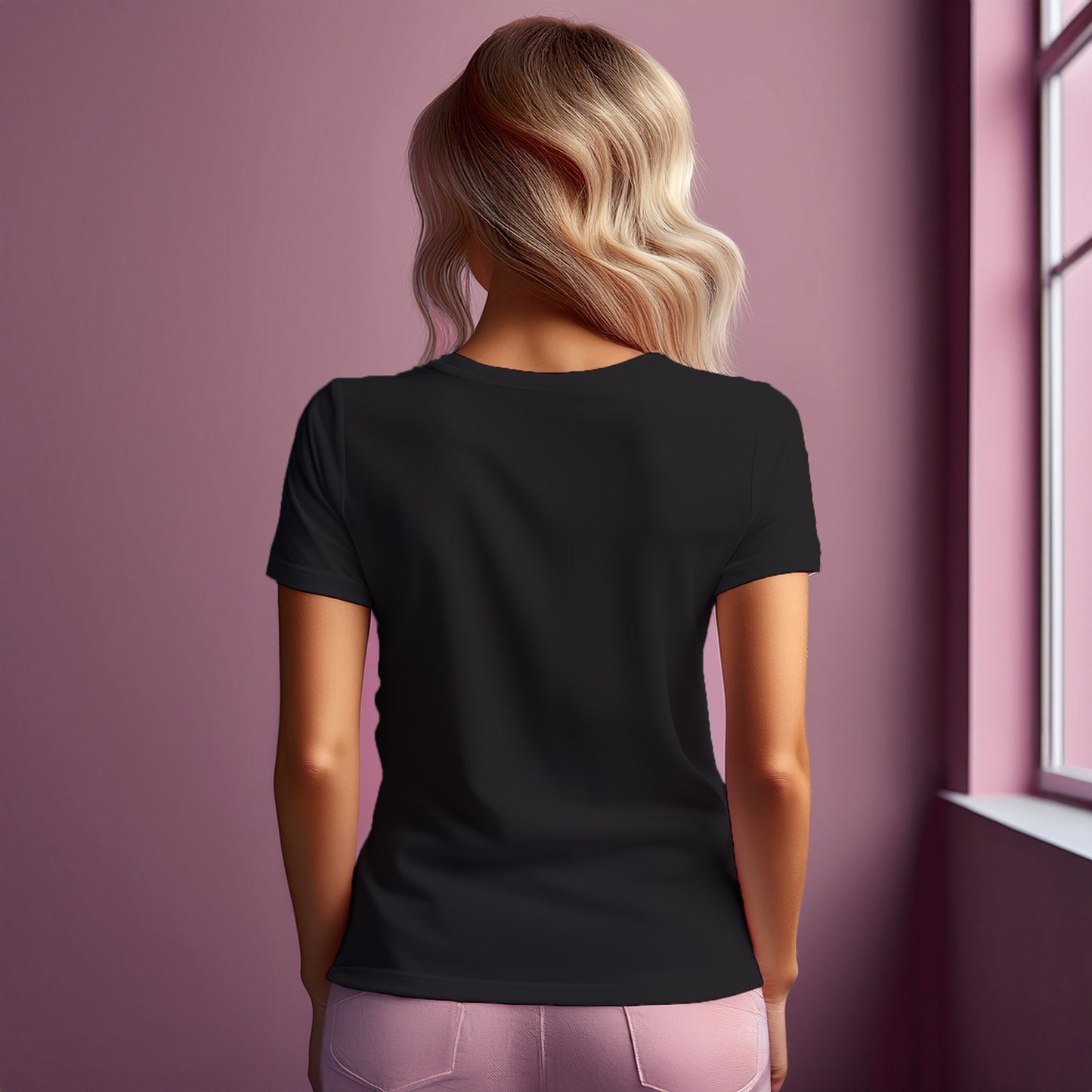 City Posters Plus 40 Number Women T-Shirt (Black) | Stylish Numeric Graphic Tee