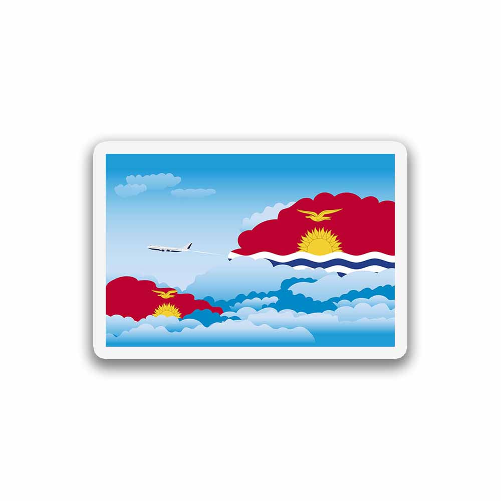 Kiribati Day Clouds Fridge Magnet