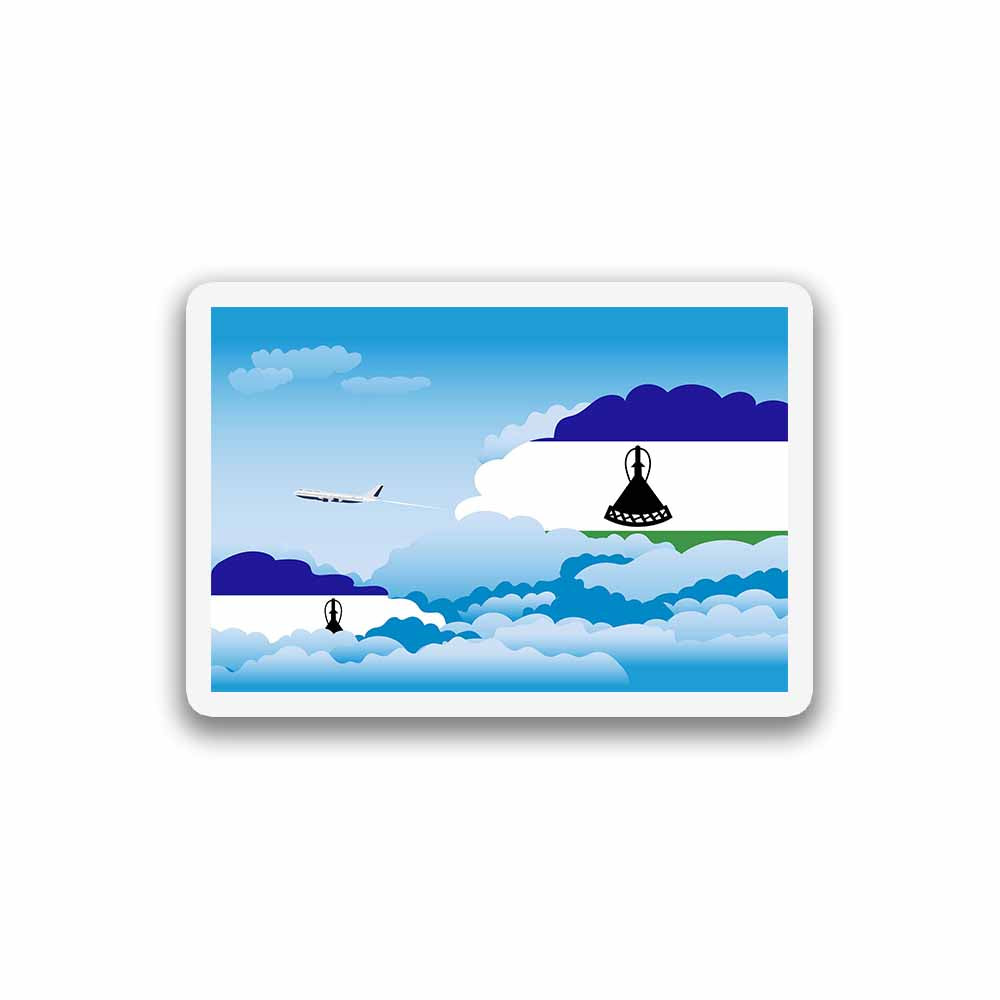 Lesotho Day Clouds Fridge Magnet