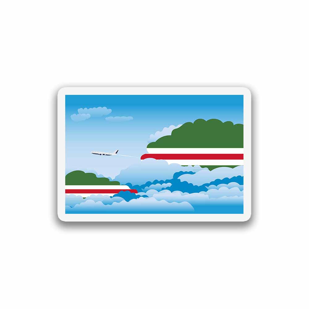 Chechen Republic of Ichkeria Day Clouds Fridge Magnet