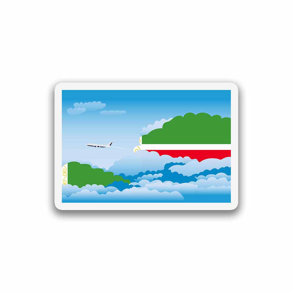 Chechen Republic Day Clouds Fridge Magnet