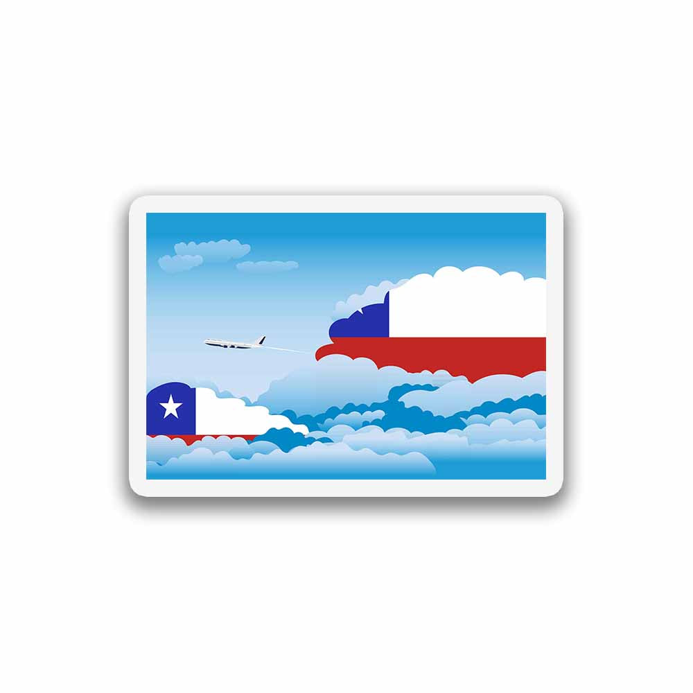 Chile Day Clouds Fridge Magnet