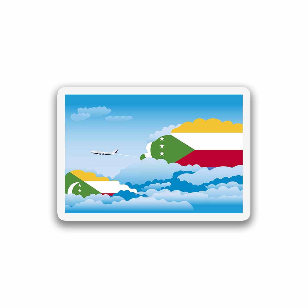 Comoros Day Clouds Fridge Magnet