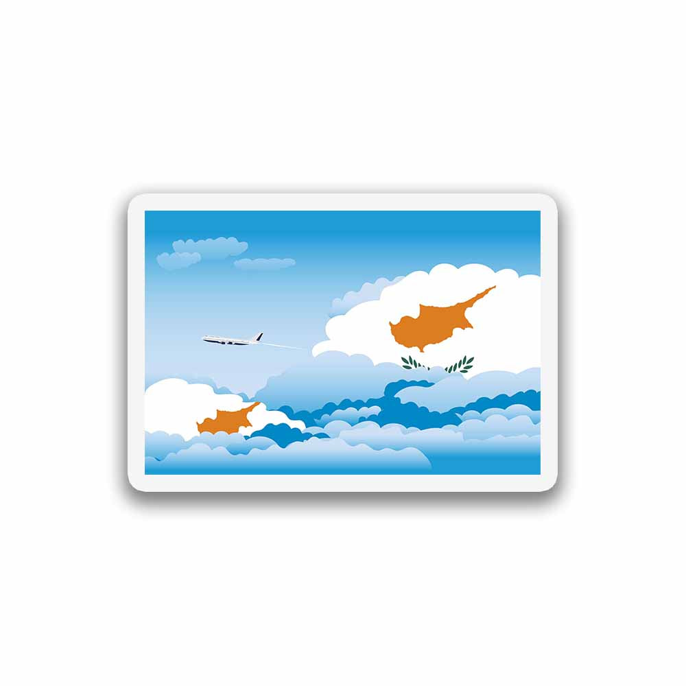 Cyprus Day Clouds Fridge Magnet