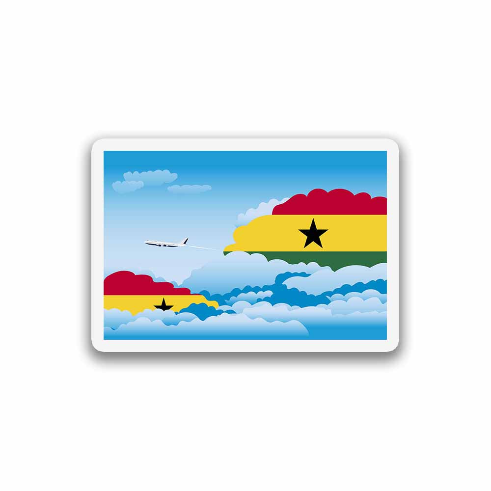 Ghana Day Clouds Fridge Magnet