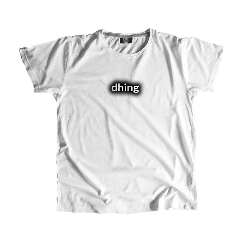 Dhing Typography Men Unisex T-Shirt