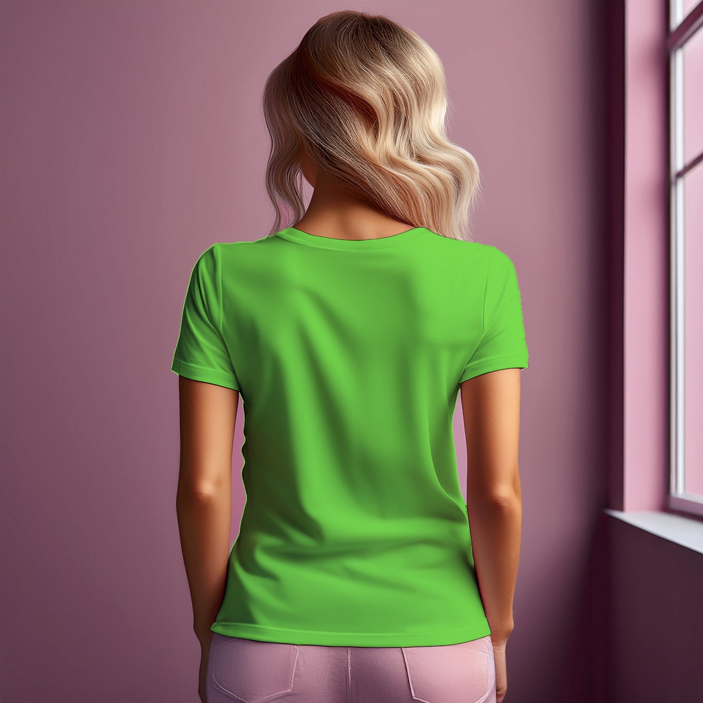 City Posters Plus 18 Number Women T-Shirt (Liril Green) | Stylish Numeric Graphic Tee
