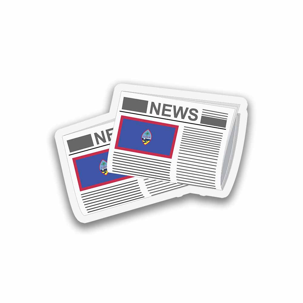 Guam Newspapers Fridge Magnet