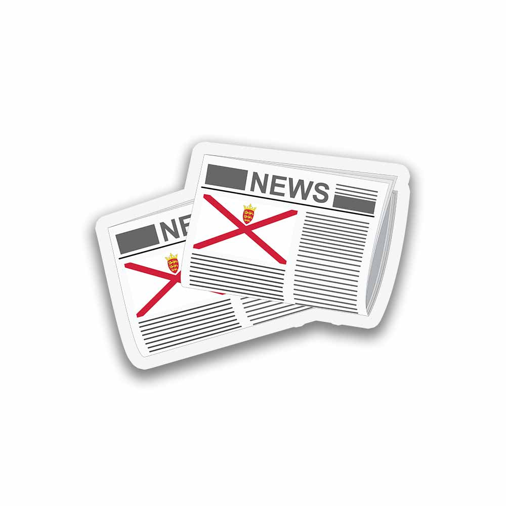 Jersey Newspapers Fridge Magnet