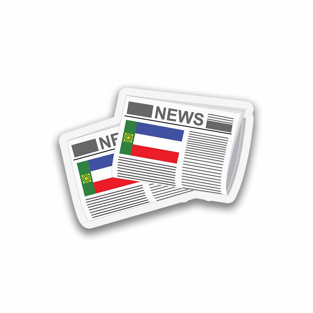 Khakassia Newspapers Sticker
