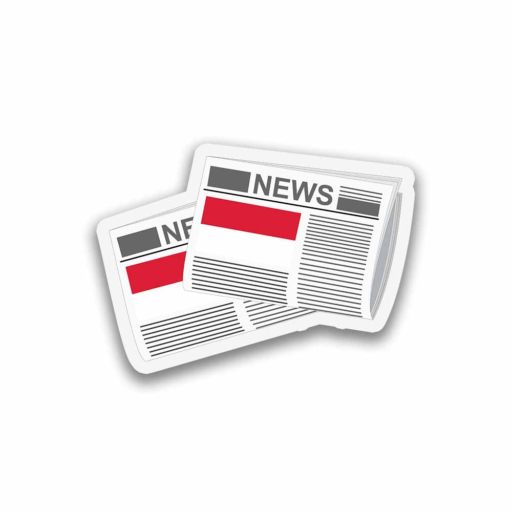 Monaco Newspapers Fridge Magnet