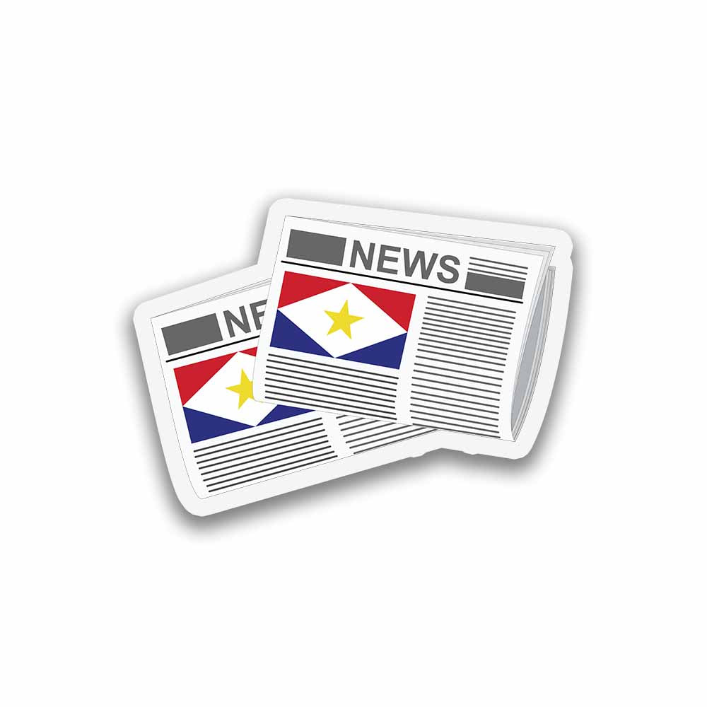 Saba Newspapers Fridge Magnet
