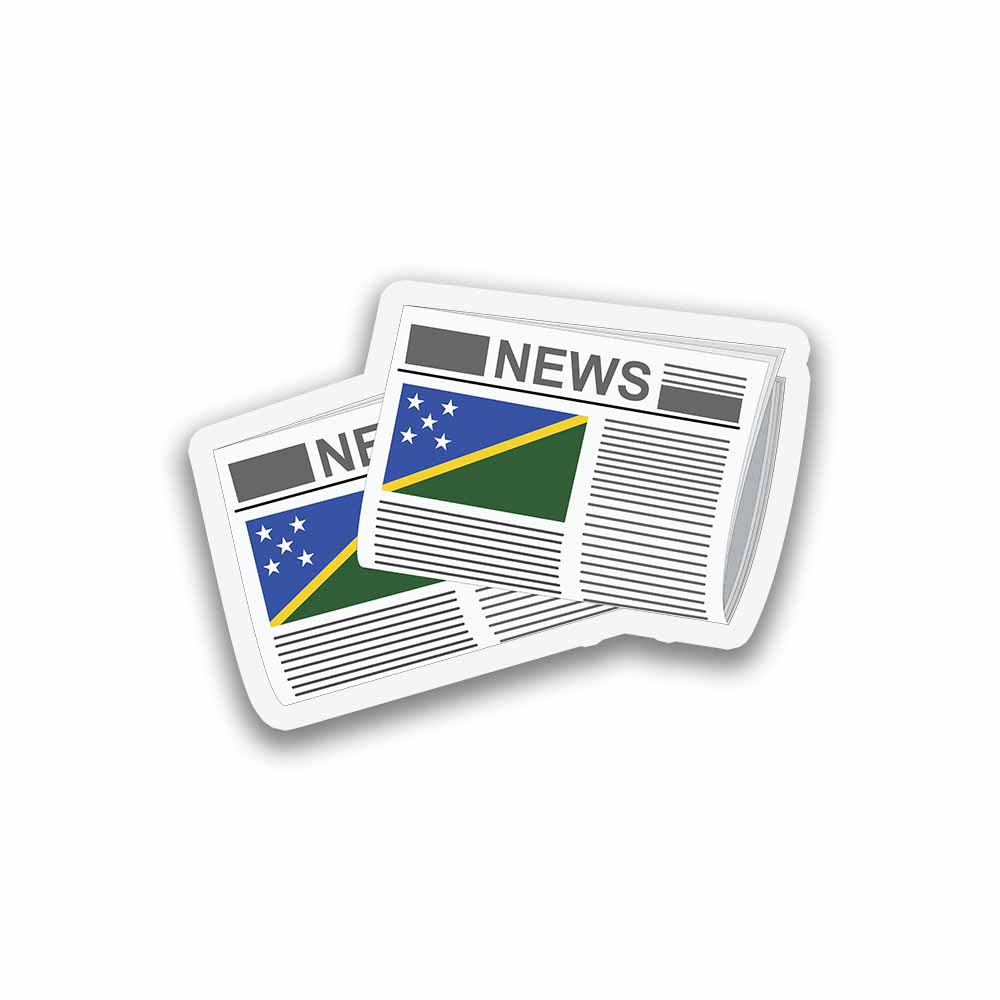 Solomon Islands Newspapers Fridge Magnet