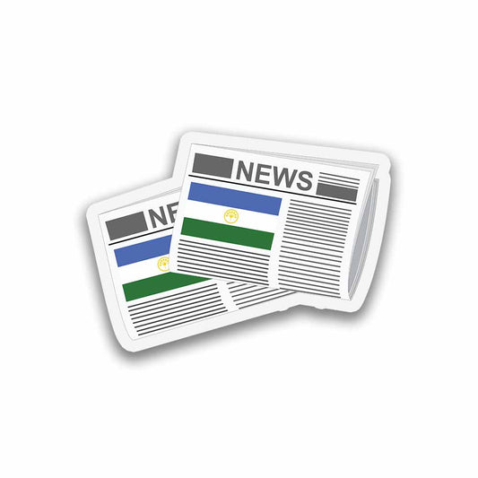 Bashkortostan Newspapers Fridge Magnet